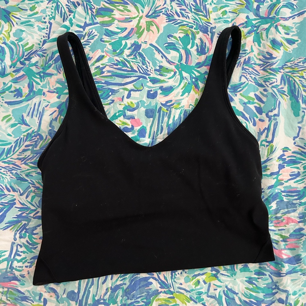 Black Lulu Lemon Align tank 
-worn 1 time